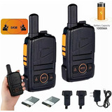 Radios Walkie Talkie Recargable, Altavoces Con Micrófono