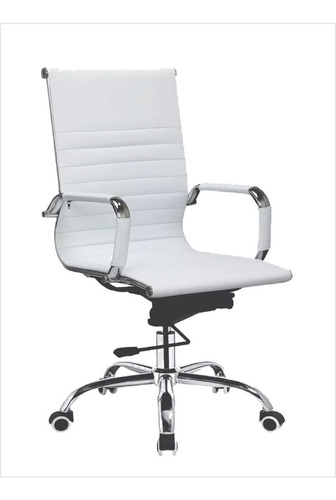 Sillon Ejecutivo Oficina,silla Escritorio Pc  Blanco