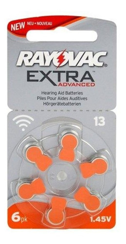 Blister Pilas Audiología Rayovac Pr 13 Pack X6