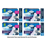 Absorvente Tena Lady Discreet Dia E Noite Kit Com 04 Pacotes