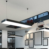 Lampara Led Colgante Moderna Deco Oficina 120cm*30cm 55w