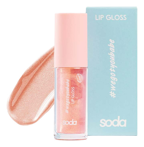 Soda Labial Glitter Lipgloss 103 Color Naranjo