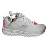 Tenis Skechers Dama Blanco Memory Foam Original Comodo