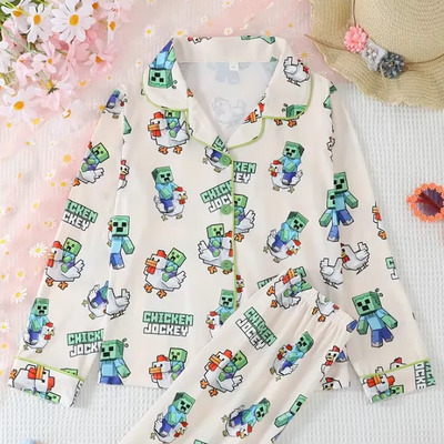 Pijama De Minecraft Para Niños | Envío gratis