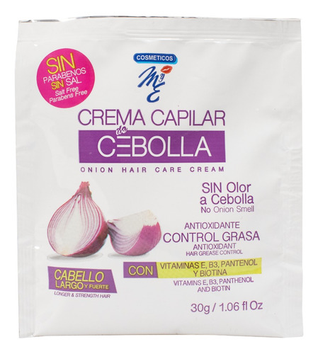 Mye Crema Capilar Cebolla 30gr - G - g a $150