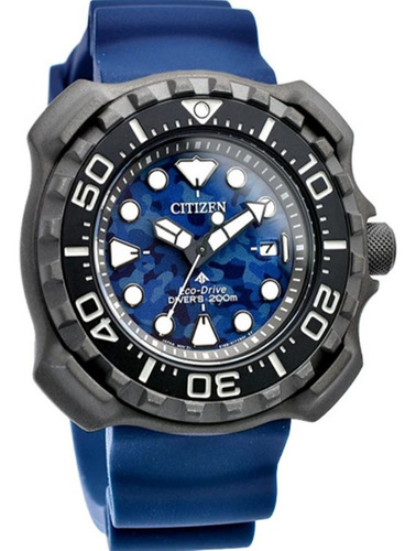 Relógio Aqualand New Tuna Titanium Promaster Todo Funcional Cor Do Fundo Azul-marinho