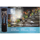 Tommy Bahama - Luz Solar Led Tipo Bolardo (6 Unidades)