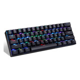 Teclado Con Teclado Negro 61 Ck61 Gaming Motospeed Gaming