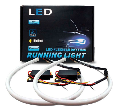 Tira De Led  Flexible Drl C/sistema Con Giro 60cm Premiun