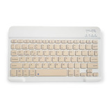 Teclado Ultra Delgado Bluetooth Con Ñ