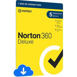 Norton Antivirus 360 Deluxe 5 Dispositivos 12 Meses Download