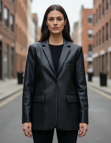 Saco Blazer Negro  Mujer  | Envío gratis