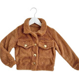 Casaco Teddy Infantil Meninas Pelúcia 2 A 12 Anos Inverno