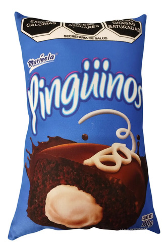 Cojín Decorativo Pastelitos Marinela Divertido Regalo Rellen