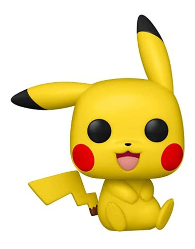 Funko Pop! Juegos: Pokemon - Pikachu (sentado),3.75 Pulgadas