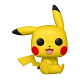 Funko Pop! Juegos: Pokemon - Pikachu (sentado),3.75 Pulgadas