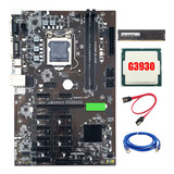 Placa Base Minera Btc-b250 Con Ddr4 8 Gb 2133 Mhz Ram 12 Pci