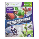 Jogo Xbox 360 Kinect Motion Sports Play For Real - Usado