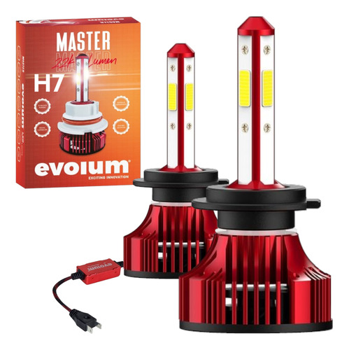 Focos Led Kit Automotriz 4 Caras Master 22000lm Luz Blanca