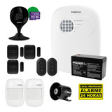 Kit Alarme Anm C/ 5 Sensores Sf E 1 Câmera Wifi Intelbras
