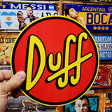Chapa Decorativa Los Simpson Duff Beer Cerveza Apto Exterior