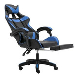 Silla Gamer Sillon Pc Gaming Con Apoya Pies Escritorio Giro