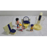 Playmobil Lote De 3 Muñecos Y 3 Artefactos De Baño G30