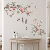 Pegatinas De Pared Con Flores Y Abejas, Pegatinas De Pared,