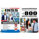  Apostila Kit Concurso Inss Técnico Do Seguro Social + Caderno De Testes - Atualizada - Edital 2022