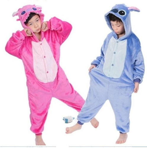 Pijama Mameluco De Stitch Disfraz Niño, Niña 