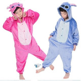 Pijama Mameluco De Stitch Disfraz Niño, Niña 