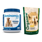 Combo Organew 1kg Probiótico + Aminomix Pet Pó 500g Vetnil