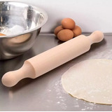 Uslero Madera Amasar Pan Postres Rodillo Reposteria Cocina