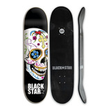 Shape De Skate Fiberglass Diaba 8.0 Black Star + Lixa Grátis