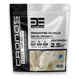 Be Supplement Cronos 100% Whey Concentrado Proteína 2,5kg Sf Sabor Galleta De Vainilla