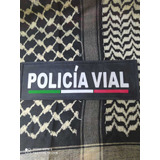 Parche Pvc Policía Vial Chaleco Caucho Espaldera Táctico 