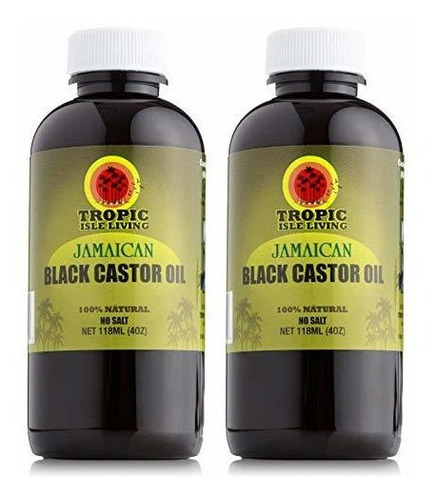 Tropic Isle Estar Jamaicana Negro Aceite De Ricino 4 Oz (pac