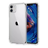 Funda Tpu Para iPhone 11 Transparente + Vidrio Templado 9d