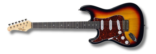 Guitarra Seizi Canhota Vintage Shinobi Sss Lefty Ph Sunburst