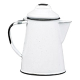 Cafetera Jarra Tetera Peltre Blanco Rustik Cinsa 3/4 600 Ml.