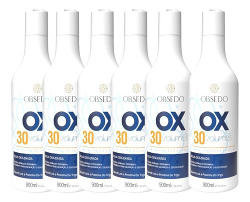  Água Oxigenada Profissional Ox 30 Volumes Caixa C/06 Atacado