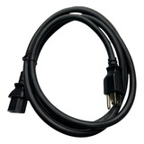 Cable De Poder 14awg 1.8mt C13 A Nema 5-15