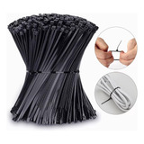 100x Amarra Plastica Negro Multiusos Nylon Cable 3.6mmx300mm