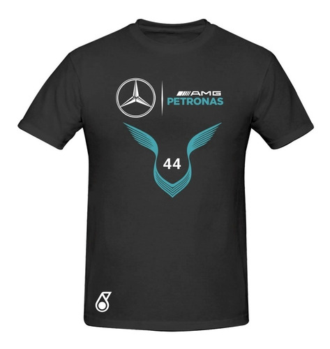 2 Playeras Mod 3 Mercedes - Benz Hamilton 44 Formula 1