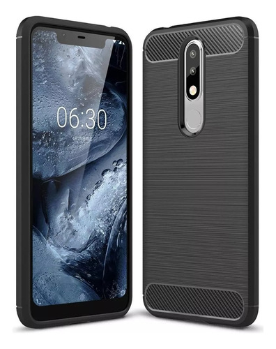 Funda Para Nokia 5.1 Plus Carbono Anti Golpes 