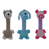 Juguete Peluches Para Perros Masticable Sonoro Mascotas 