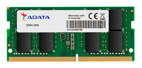 Memória Ram Adata Ddr4 4gb 3200mhz Para Notebook