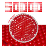 50000 Orbeez Hidrogel Endurecido Rojo 250gr Pistola 7-8mm