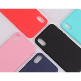 Funda Protector Tpu Siliconado Liso | Para iPhone XS Max