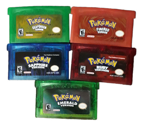 Lote Juegos Pokémon Gameboy Advance